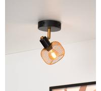 Lucide Faretto a soffitto Maren, 1 luce, oro satinato Lucide