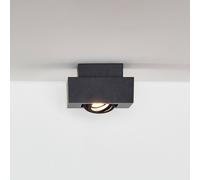Lucide Faretto a soffitto Xirax, 1 luce, nero 09119/06/30