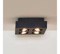 Lucide Faretto a soffitto Xirax, 4 luci, nero 09119/21/30