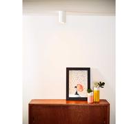 Lucide Faretto basso da soffitto con struttura cilindrica in cemento dal design