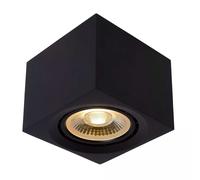 Lucide Faretto con struttura cubica in alluminio e LED dimmerabile dal design mi