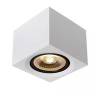 Lucide Faretto con struttura cubica in alluminio e LED dimmerabile dal design mi