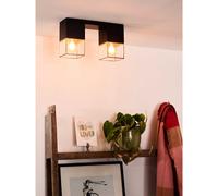 Lucide Faretto con struttura in metallo dal design moderno con doppio diffusore