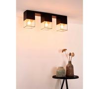 Lucide Faretto con struttura in metallo dal design moderno con triplo diffusore
