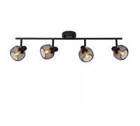 Lucide Faretto con struttura lineare in metallo moderna e 4 diffusori orientabil