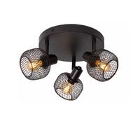 Lucide Faretto con struttura rotonda in metallo moderna e 3 diffusori orientabil
