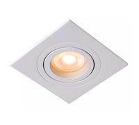 Lucide Faretto da incasso quadrato struttura in alluminio moderna diffusore orie
