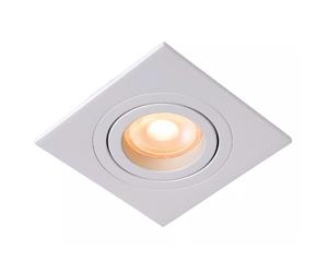 Lucide Faretto da incasso quadrato struttura in alluminio moderna diffusore orie