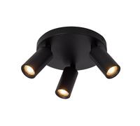 Lucide Faretto da soffitto con 3 diffusori dimmerabili e orientabili in allumini