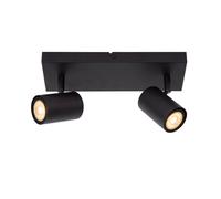 Lucide Faretto da soffitto con struttura in metallo e doppio diffusore orientabi