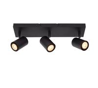 Lucide Faretto da soffitto con struttura in metallo e triplo diffusore orientabi