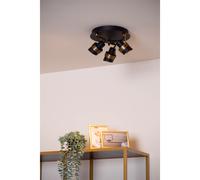Lucide Faretto da soffitto dalle linee moderne in metallo triplo diffusore orien
