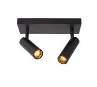 LUCIDE Grado - Faretto da soffitto, 2 x GU10 (MR11), colore: Nero