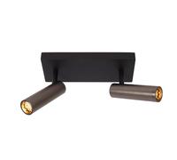 Lucide Faretto da soffitto in allumino doppio diffusore orientabile dal design m