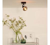 Lucide Faretto da soffitto moderno in alluminio con diffusore orientabile in vet