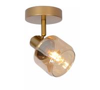 Lucide Faretto dal design moderno in metallo e diffusore orientabile in vetro Bj