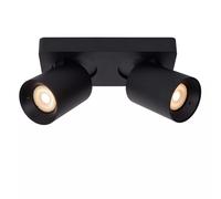 Lucide Faretto in alluminio con doppio LED orientabile e dimmerabile dal design