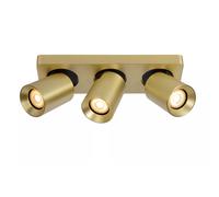 Lucide Faretto in alluminio con triplo LED orientabile e dimmerabile dal design
