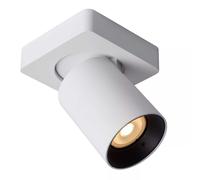 Lucide Faretto in alluminio LED integrato orientabile e dimmerabile dal design m