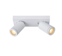 Lucide Faretto moderno in alluminio LED dimmerabile con doppio diffusore orienta