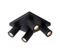 Lucide Faretto moderno in alluminio LED dimmerabile con quattro diffusori orient