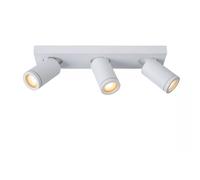 Lucide Faretto moderno in alluminio LED dimmerabile con triplo diffusore orienta