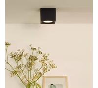 Lucide Faretto da soffitto LED Fedler angolare nero Lucide