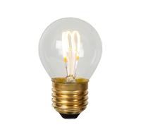 LUCIDE G45 - Lampadina a filamento - Diametro 4,5 cm - Dim. LED - E27-1 x 3 W 2700 K - Trasparente