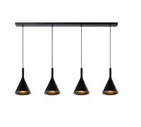 Lucide GIPSY - Lampada a sospensione, colore: Nero