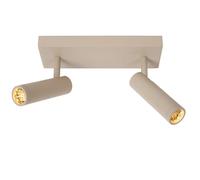LUCIDE Grado - Faretto da soffitto - 2 x GU10 (MR11) - Tortora