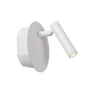 LUCIDE JOLIJN - Lampada da letto ricaricabile/lampada da parete - batteria - Ø 10,2 cm - LED - 1 x 2 W 3000 K - Magnetico - Bianco