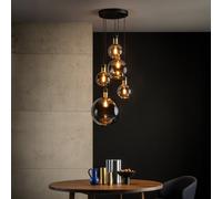 Lucide Lampada a sospensione Julius, 5 luci, grigio fumè Lucide