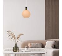 Lucide Lampada a sospensione grande con diffusore in vetro opalino dal design mo