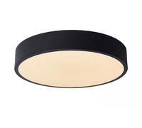 Lucide Plafoniera Unar LED, nera, Ø 30 cm Lucide