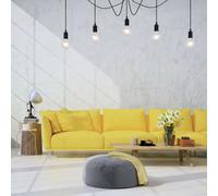 Lucide Lampada a sospensione con 5 pendenti con cavo dal design moderno Fix Nero