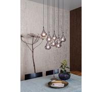 Lucide Lampada a sospensione con 8 diffusori vetro dal design moderno ed elegant