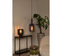Lucide Lampada a sospensione Rafal, Ø 20 cm, feltro, grigio, a 1 luce Lucide