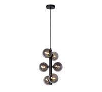 Lucide Lampada a sospensione con struttura moderna in acciaio e 6 diffusori in v