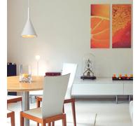 Lucide Lampada a sospensione conica in gesso Gipsy Lucide
