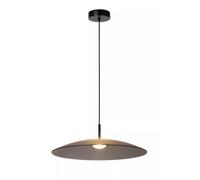 Lucide Lampada a sospensione in metallo con paralume grande in vetro dal design