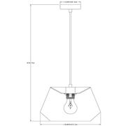 Lucide Lampada a sospensione Jessica, rosa, a 1 luce, Ø 30 cm, cotone Lucide