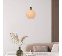 Lucide Lampada a sospensione Julius, 1 luce, opale, Ø 40 cm Lucide