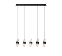 Lucide Lampada a sospensione moderna a LED con cinque diffusori lineari in acril [EEK: G]