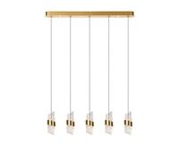 Lucide Lampada a sospensione moderna a LED con cinque diffusori lineari in acril [EEK: G]