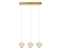 Lucide Lampada a sospensione moderna con 3 diffusori LED dimmerabili lineari in