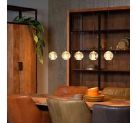 Lucide Lampada a sospensione moderna con 5 diffusori LED dimmerabili lineari in [EEK: G]