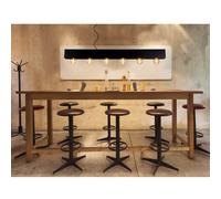 Lucide Lampada a sospensione moderna con struttura e diffusore in acciaio con 6