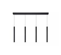 Lucide Lampada a sospensione moderna in metallo e 4 diffusori lineari a LED dimm [EEK: F]
