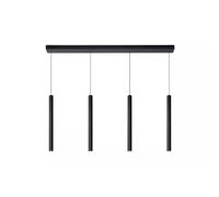 Lucide Lampada a sospensione moderna in metallo e 4 diffusori lineari a LED dimm