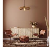 Lucide Lampada a sospensione piccola con struttura in metallo e diffusore in car